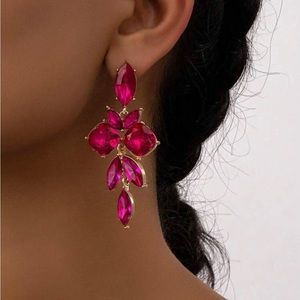Shein Barbiecore Pink Earrings